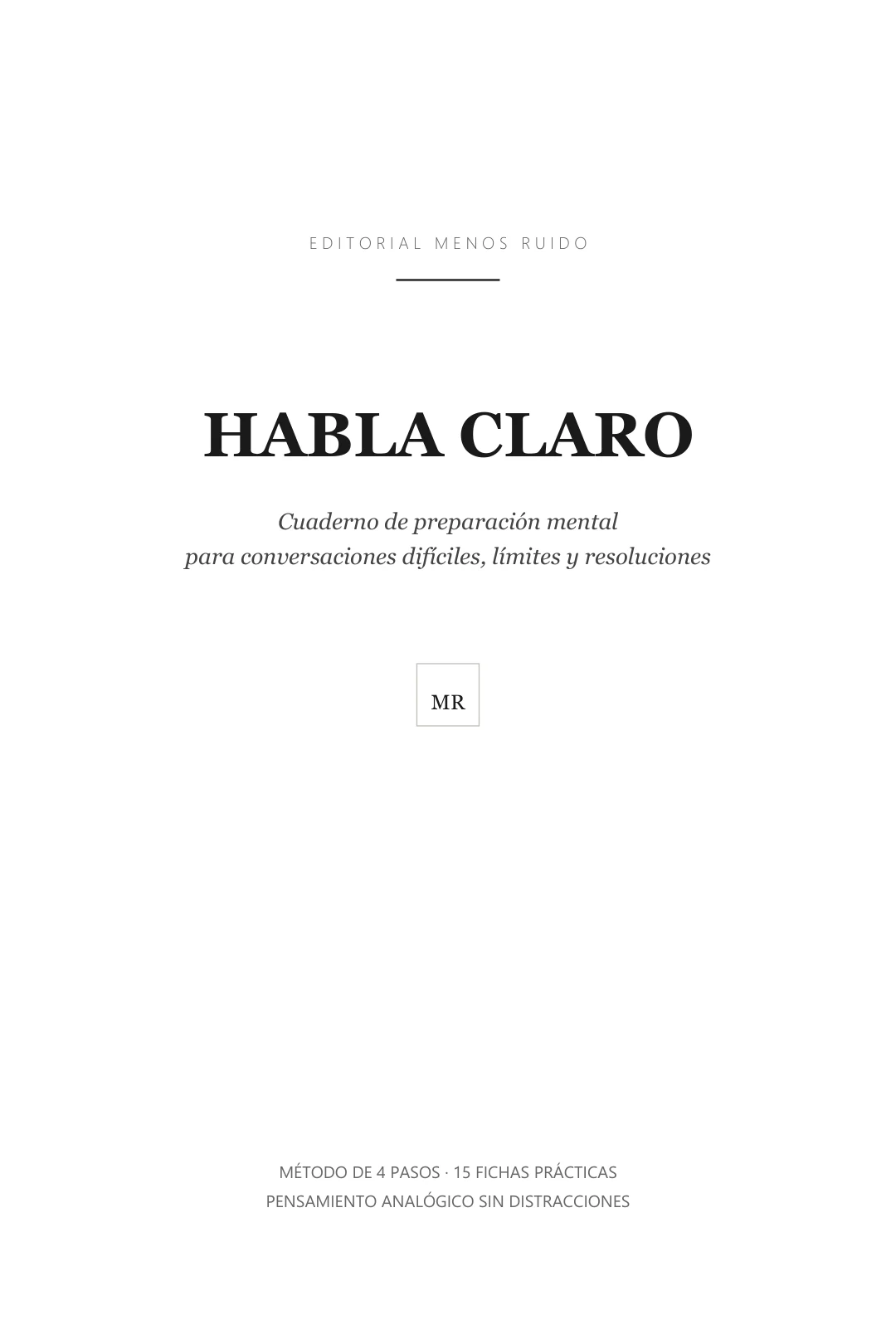 Portadilla: Habla Claro
