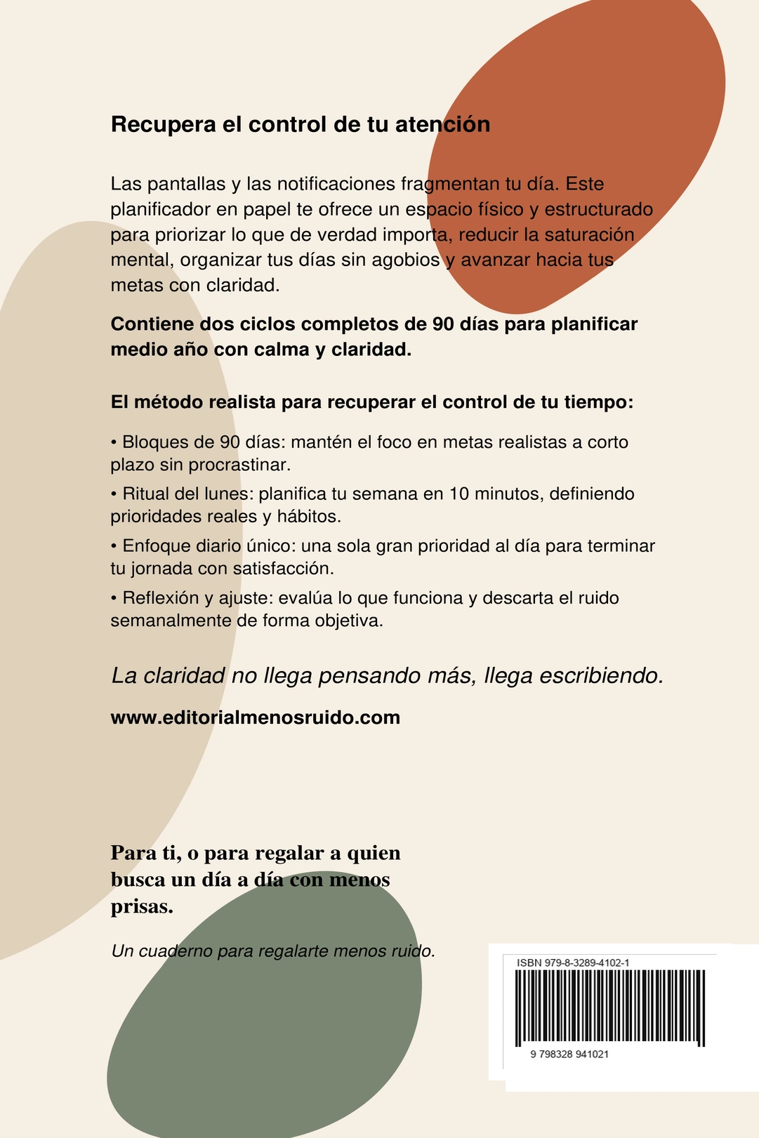 Contraportada con código de barras KDP