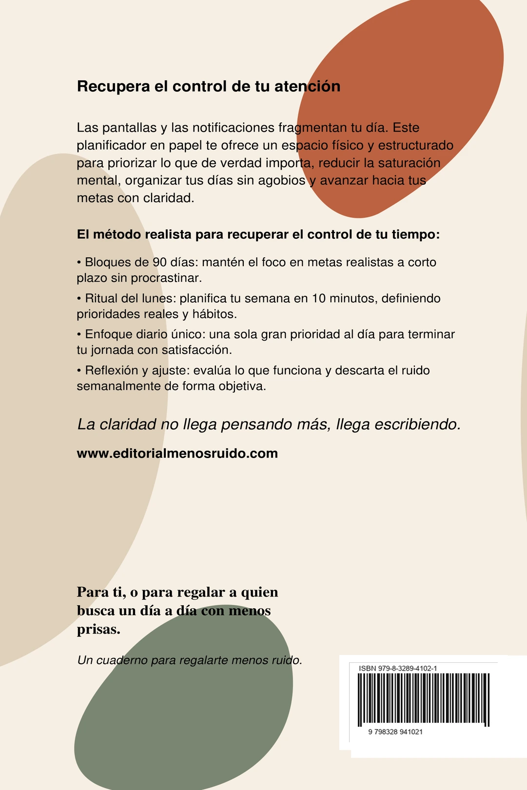 Contraportada con código de barras KDP