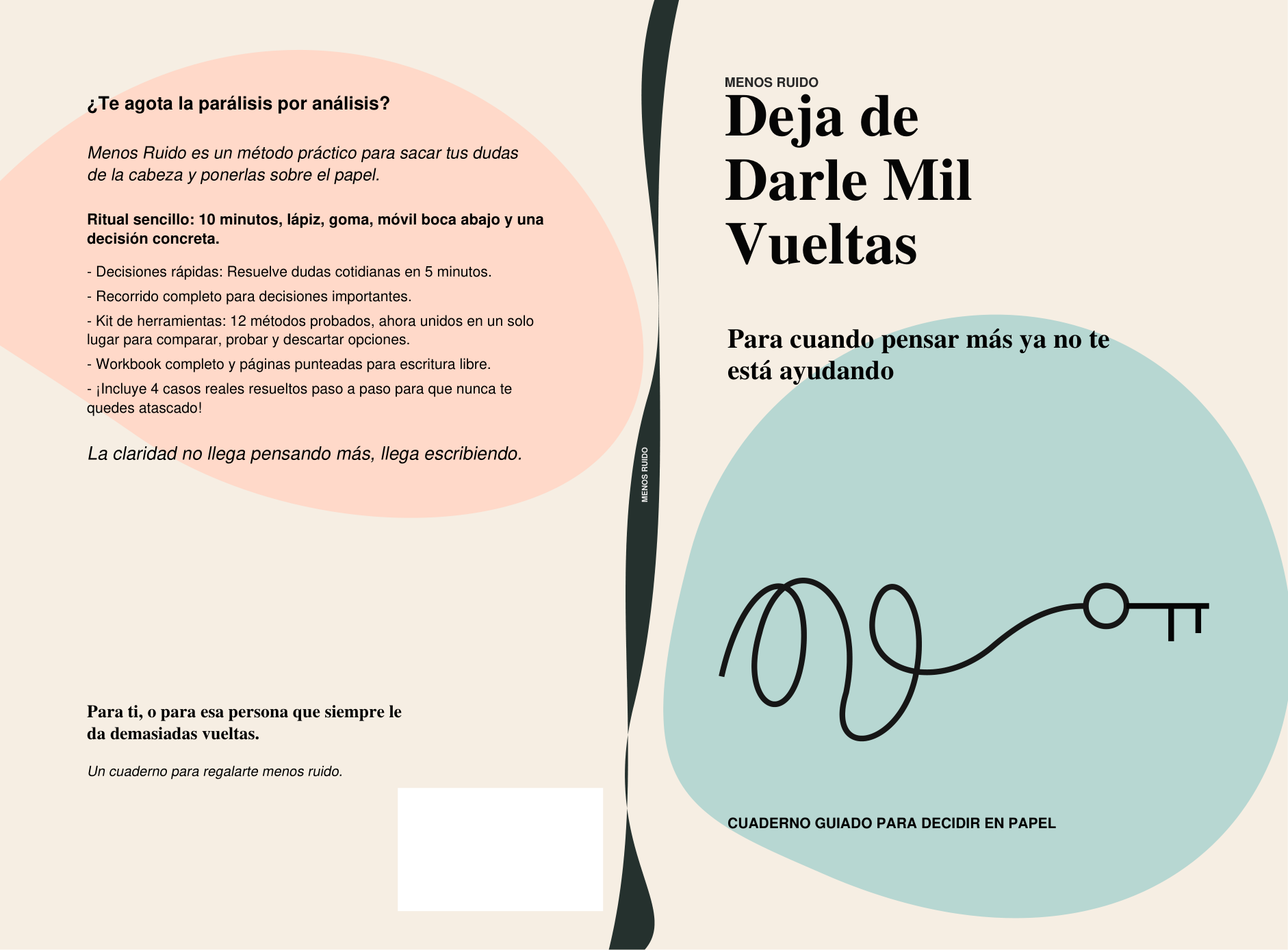 Portada del libro Deja de darle mil vueltas