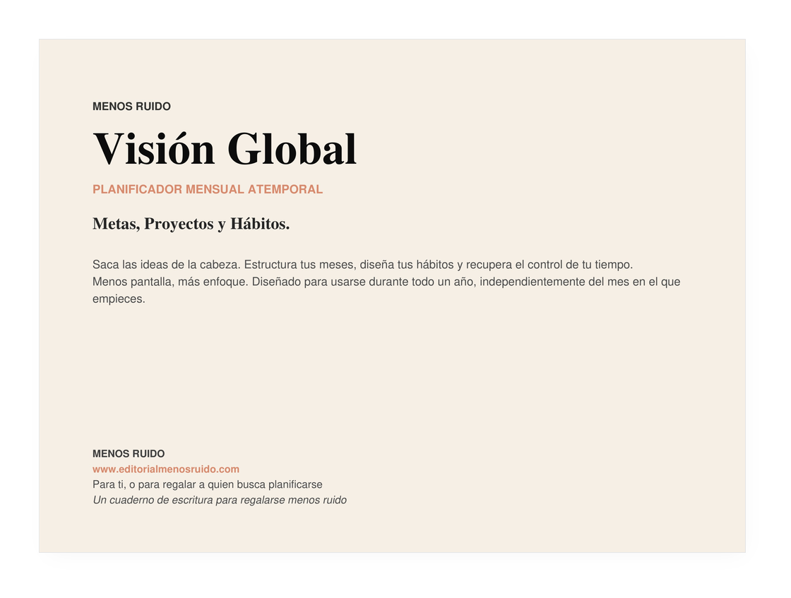 Planificador Atemporal Reversible Menos Ruido